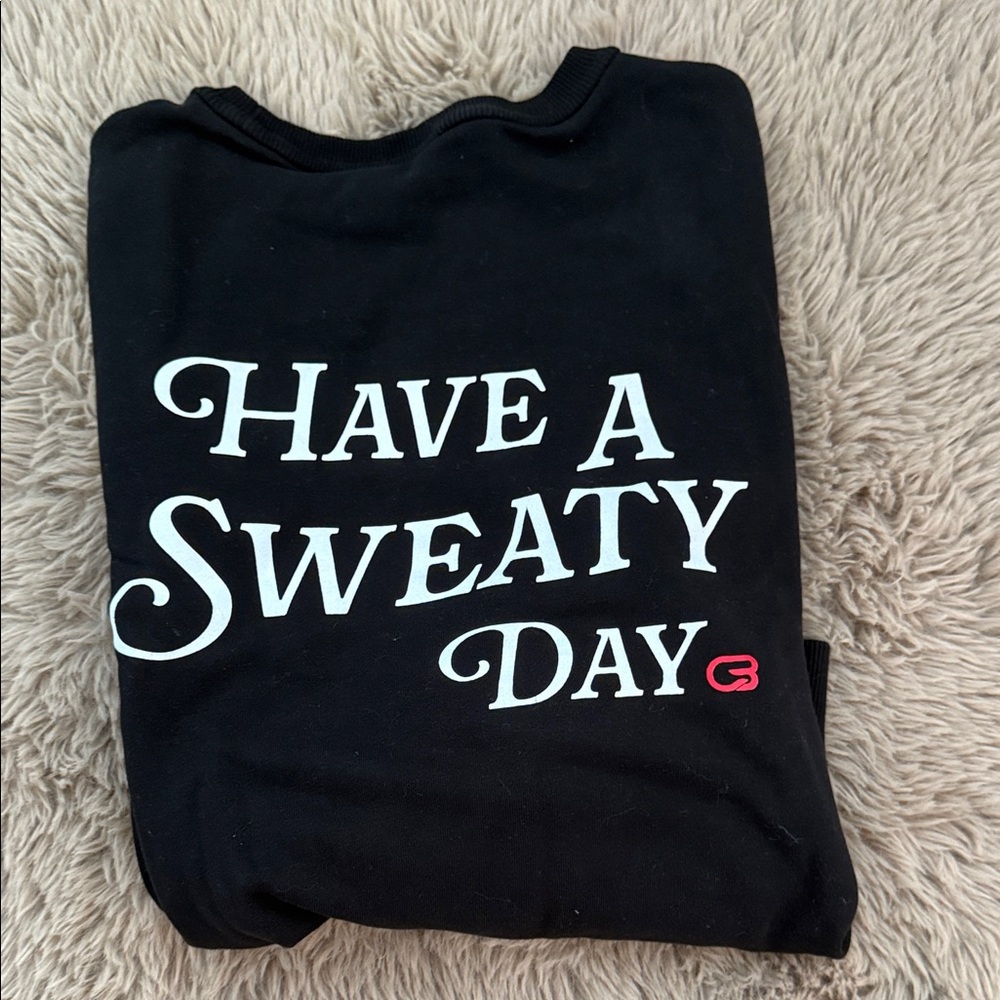 Cyclebar Black Crewneck Sweatshirt